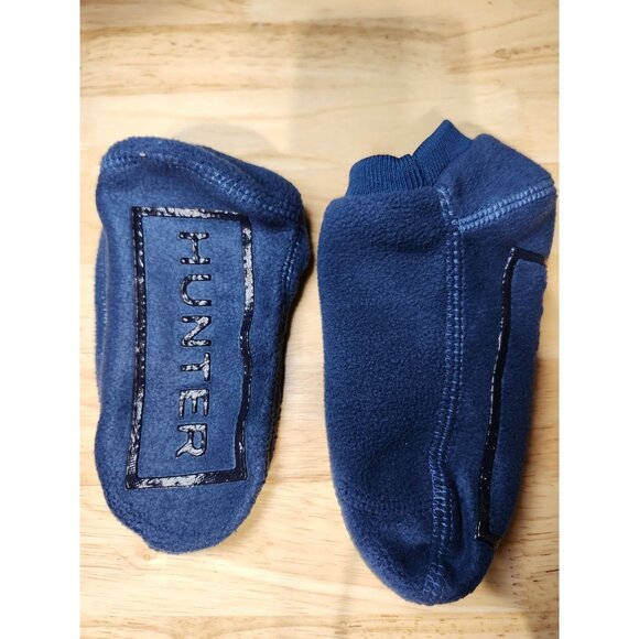Hunter Boot Socks Kids fitted dark lake blue size M - Picture 3 of 4